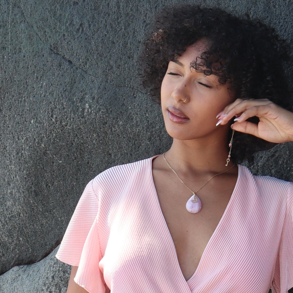 Collier - 🌸Collection Éclat de Quartz Rose 🌸