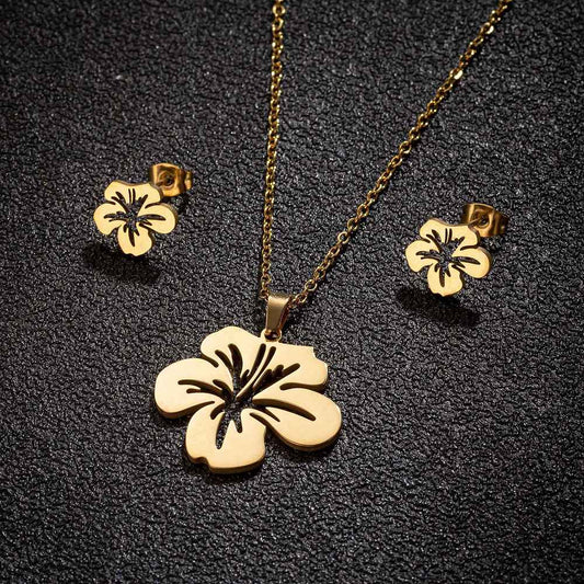 Parure Fleur hibiscus