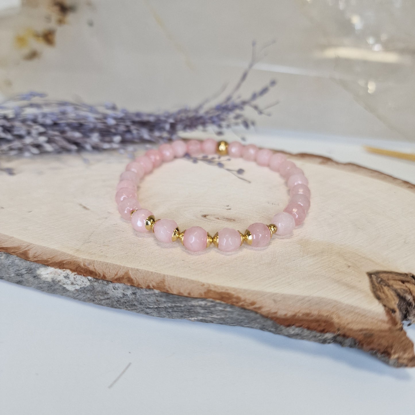 Bracelet Quartz Rose - Amour - Joy