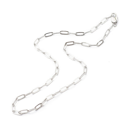 Collier acier inoxydable maille thrombone