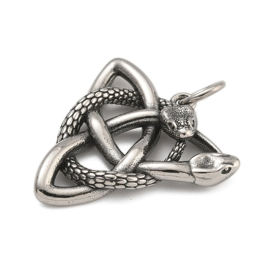Pendentif serpent triquetra