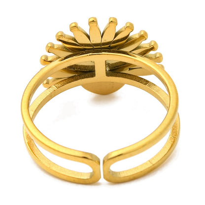 Bague forme couronne Oeil de tigre
