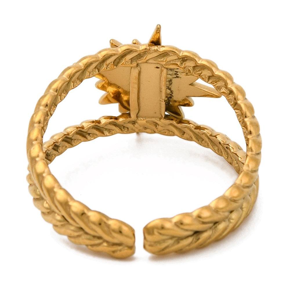 Bague Oeil de tigre étoile