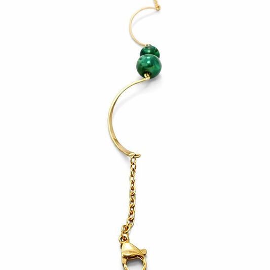 Bracelet - Bébour - Malachite | Torsade