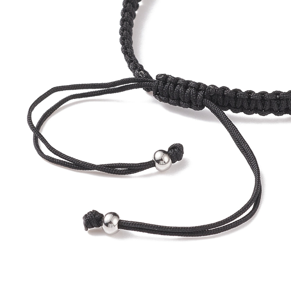 Bracelet cordon noir et protection mauvais œil couleurs diverses