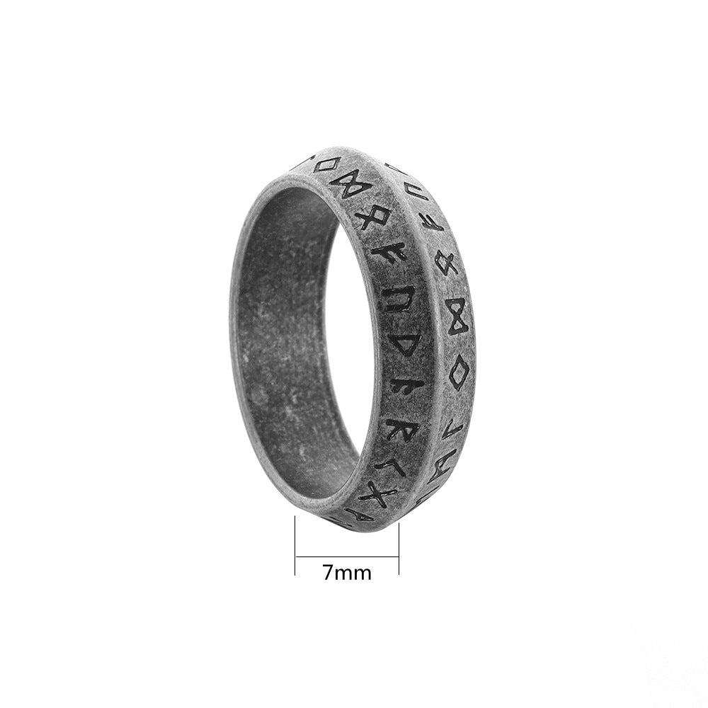 Bague Rune brossé
