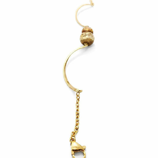 Bracelet  - Dos d’Âne – Jaspe Paysage | Torsade