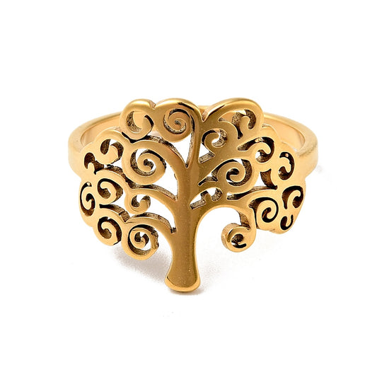 TREE BAGUE ACIER INOXYDABLE