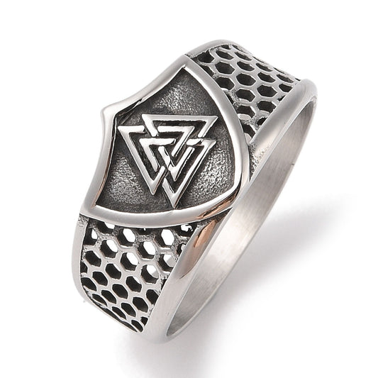 Bague chevalière Valknut