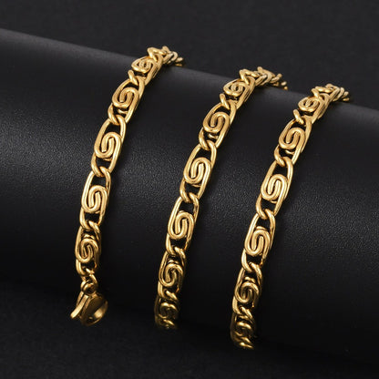 Collier acier inoxydable maille torsade