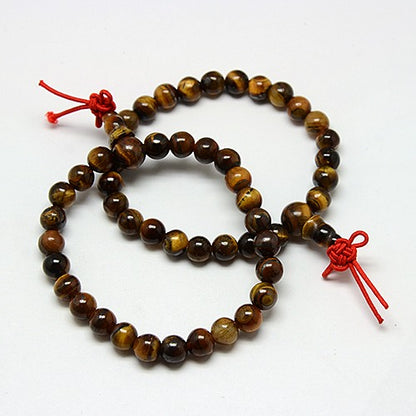 Bracelet mala en œil de tigre