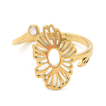 Bague fleur de naissance