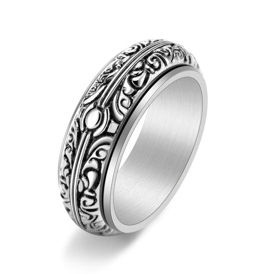 Bague antistress motif