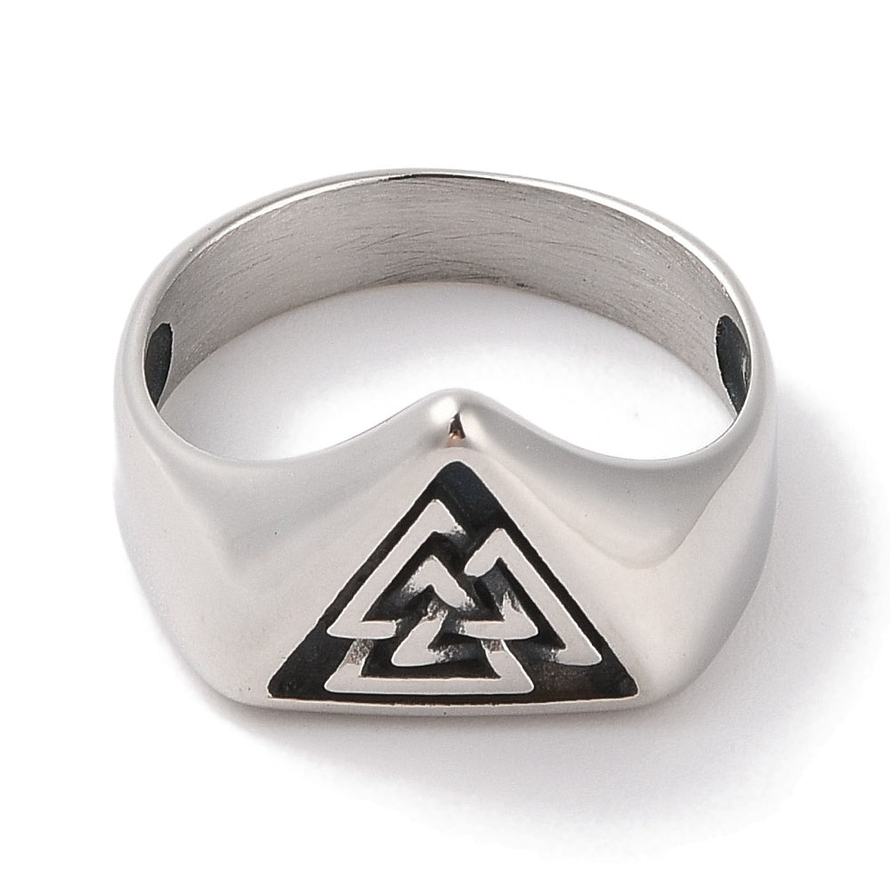 Bague chevalière noeud de la trinité