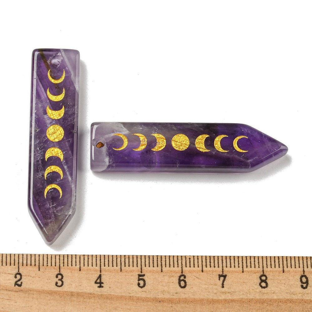Pendentif - Moon- Améthyste