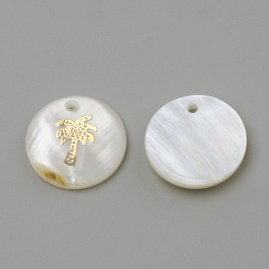 Charm nacre palmier