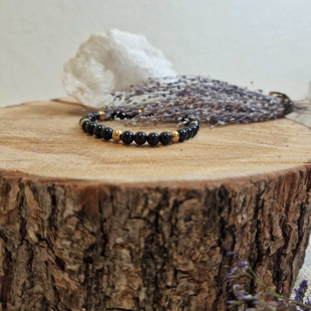 Bracelet Onyx - Résilience - Ava - 8mm