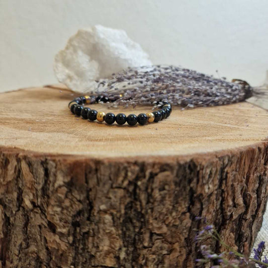 Bracelet Onyx - Résilience - Ava - 6mm