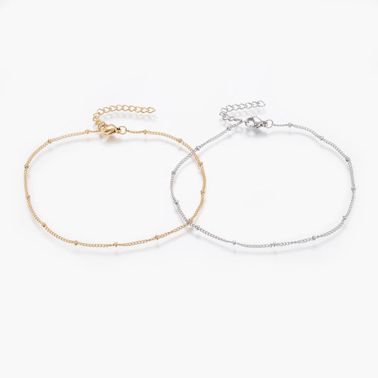 Katte bracelet de cheville en acier inoxydable