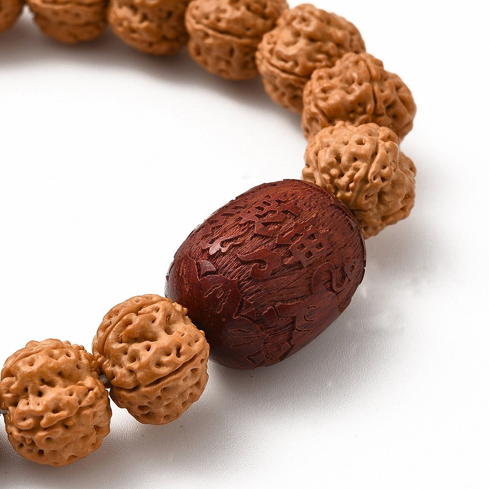 Bracelet Rudrashka et perle de bodhi