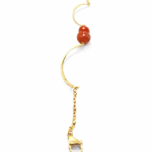 Bracelet - Anse des cascades - Cornaline | Torsade