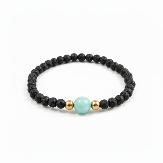 Bracelet - Ermitage - Amazonite | lave