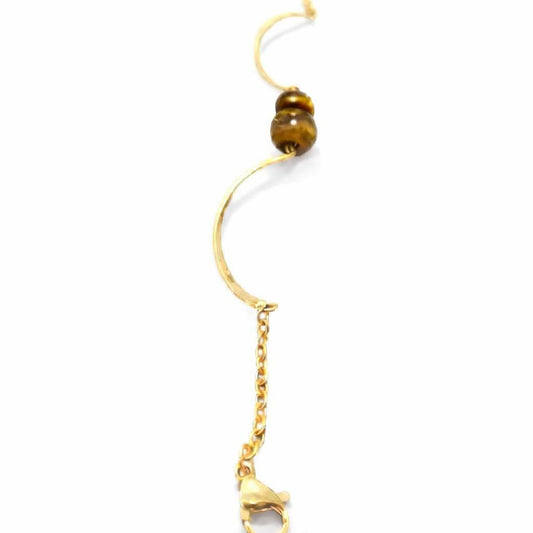 Bracelet - Cap méchant - Œil de tigre | Torsade