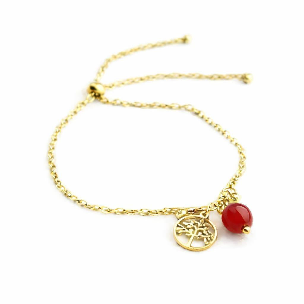 Bracelet breloque - Anse des cascades - Cornaline