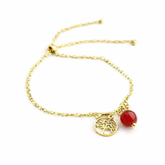 Bracelet breloque - Anse des cascades - Cornaline