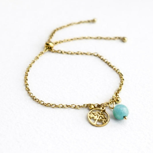 Bracelet breloque - Ermitage - Amazonite
