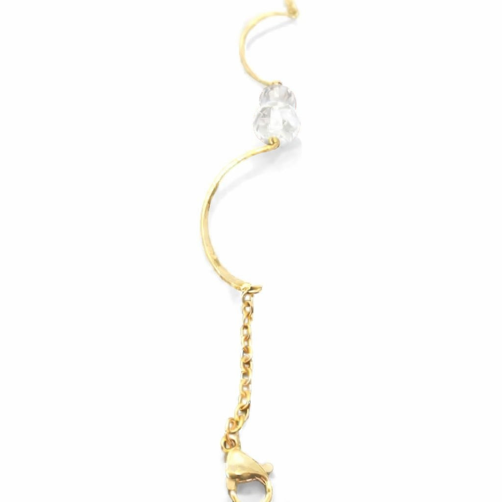 Bracelet  torsade - Piton des Neiges - Cristal de Roche