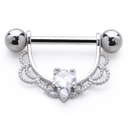 Piercing Mamelon strass