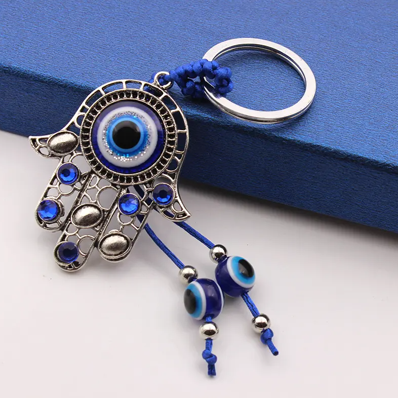 Porte clé protection mauvais œil amulette hamsa