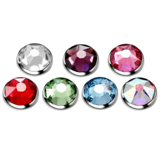 Strass- bijoux pour piercing labret  - seul