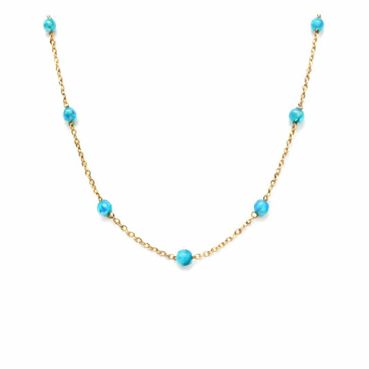 Collier perles - Boucan Canot - Turquoise