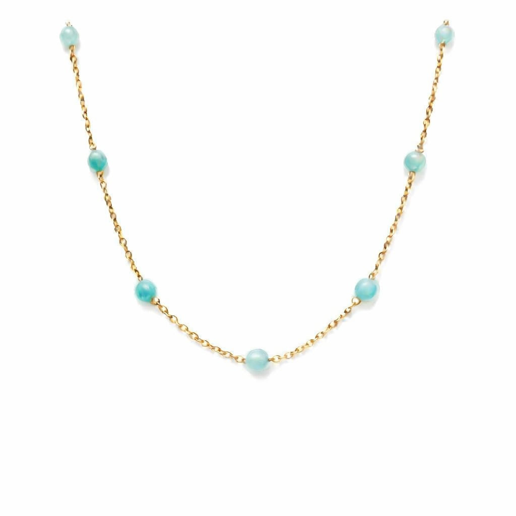 Collier perles - Ermitage - Amazonite