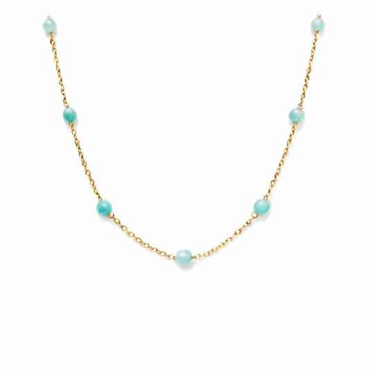 Collier perles - Ermitage - Amazonite