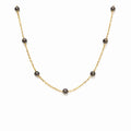Collier perles - Piton Maido - Quartz fumé