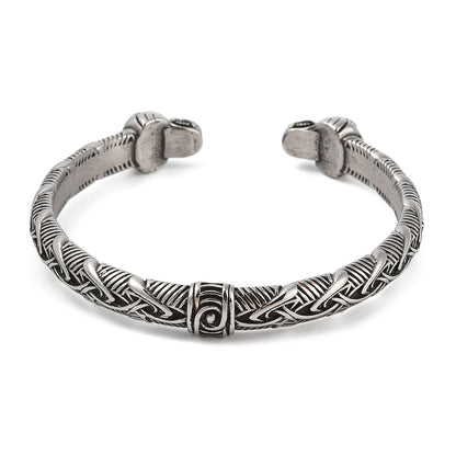 Bracelet manchette ouvert viking