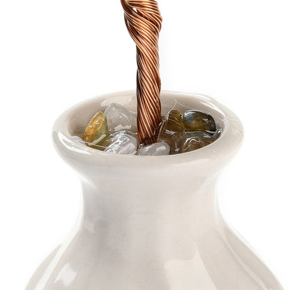 Vase arbre en copeaux