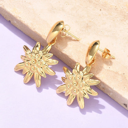 Clou d'oreille tournesol