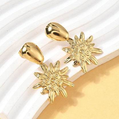 Clou d'oreille tournesol