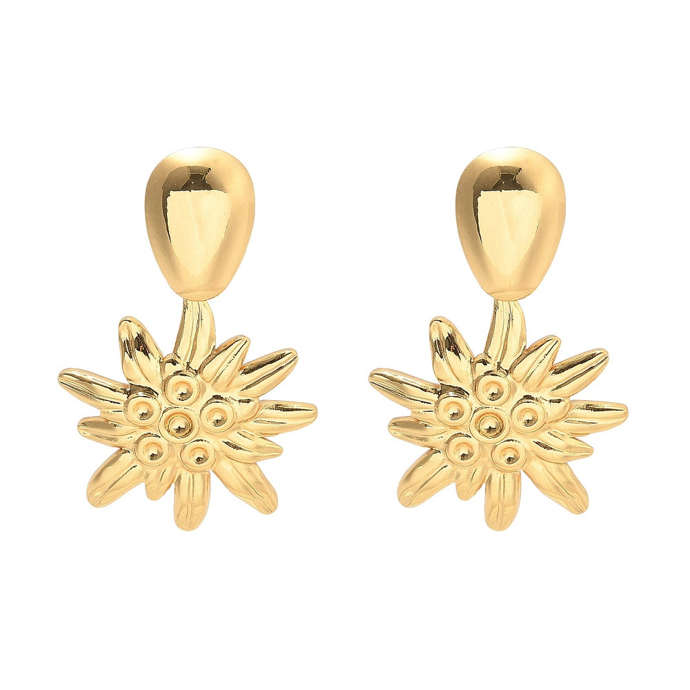 Clou d'oreille tournesol