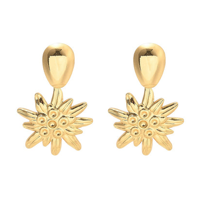 Clou d'oreille tournesol