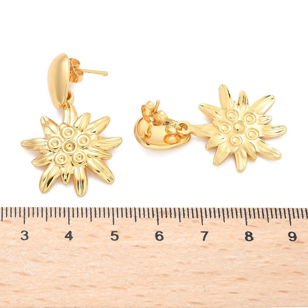 Clou d'oreille tournesol