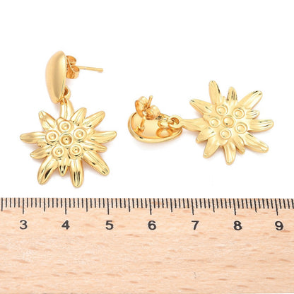 Clou d'oreille tournesol