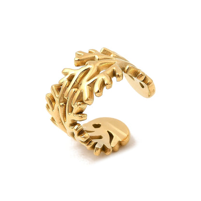 Bague d'oreille corail