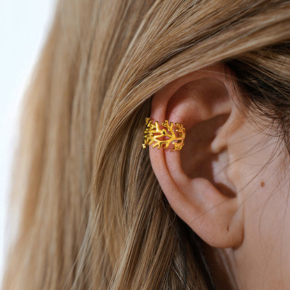 Bague d'oreille corail