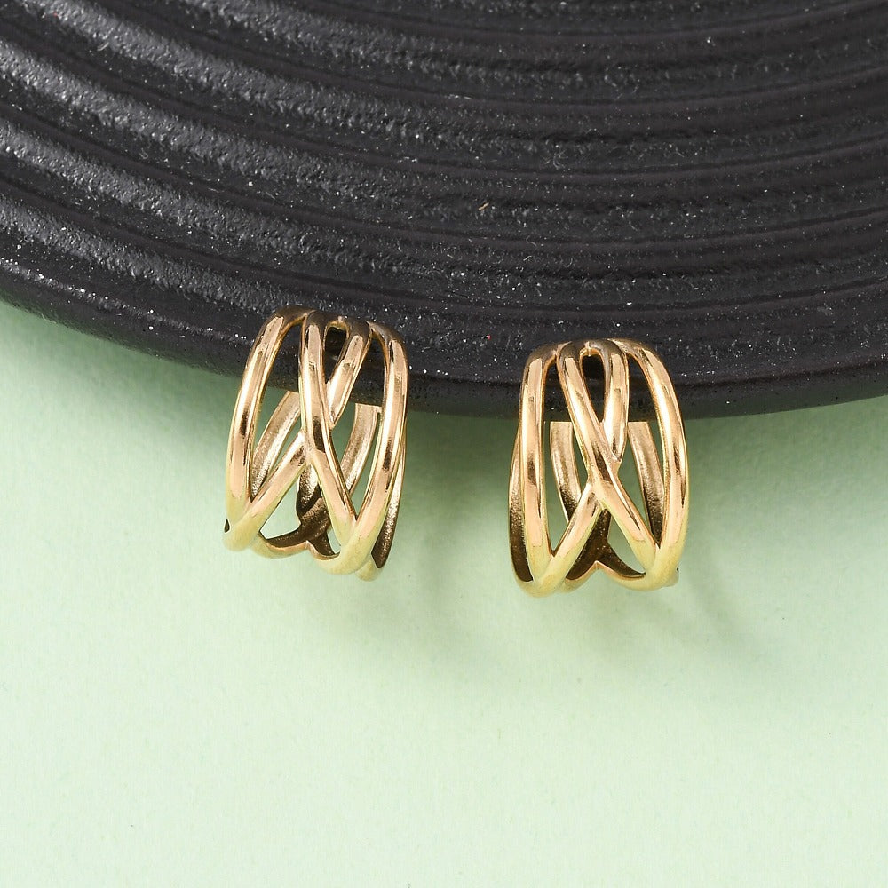 Bague d'oreille - ear cuff - géométrique