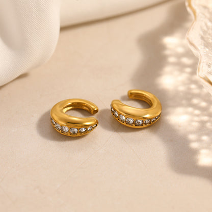 Bague d'oreille - ear cuff strass